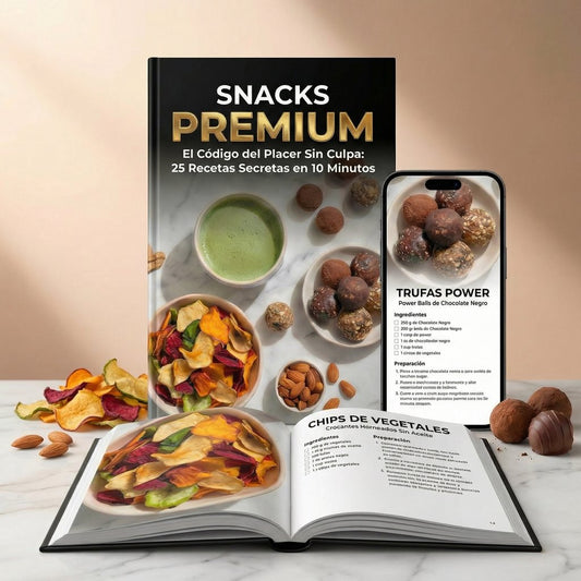 Recetario Snacks Premium: Hackea tu Dieta y Elimina la Culpa🌿